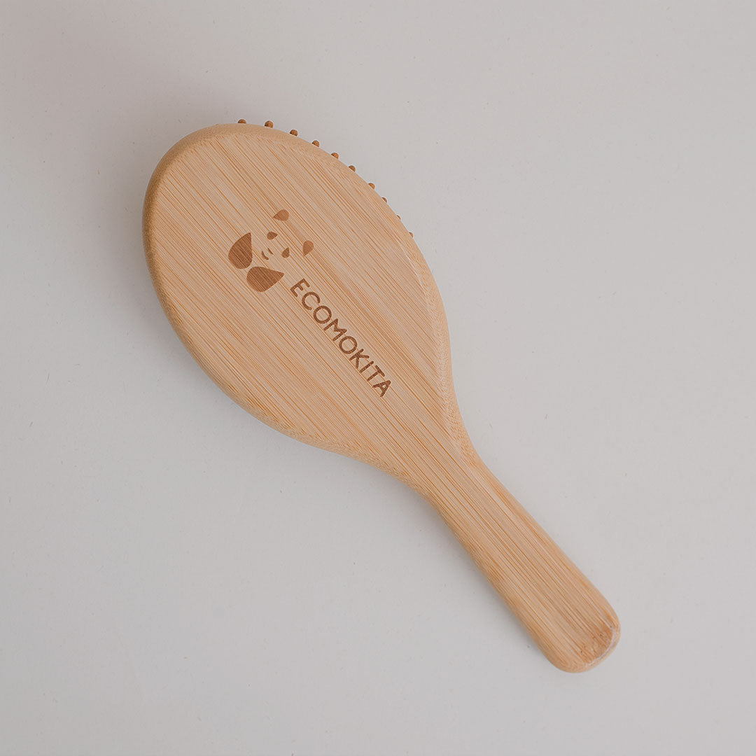 Cepillo de Cabello Bambú Redondo