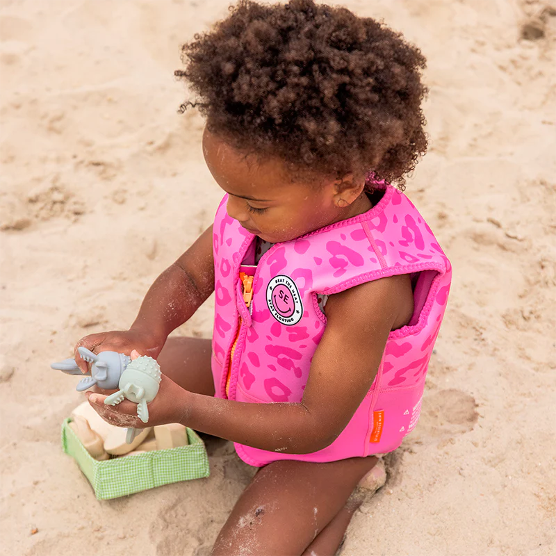 Chaleco de Natación Neón Leopard