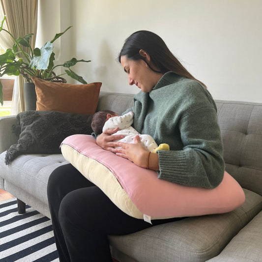 Cojín de Lactancia Almohada Luna Beige Entero