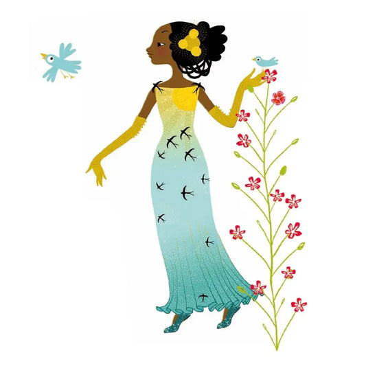 Stickers y Muñecas de Papel - Vestidos de 4 Estaciones