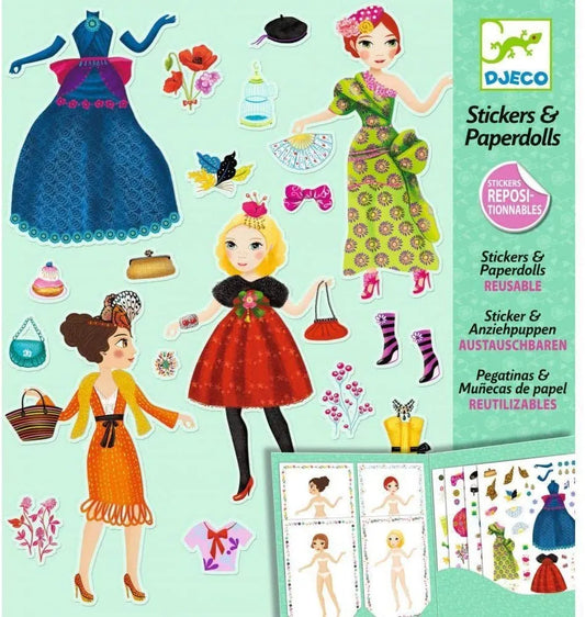 Stickers y Muñecas de Papel - Ultra Moda