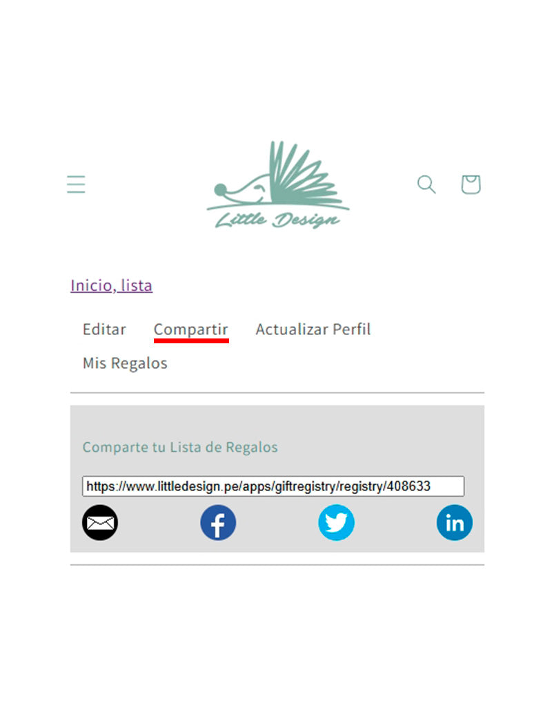 PASO 4: Comparte tu lista