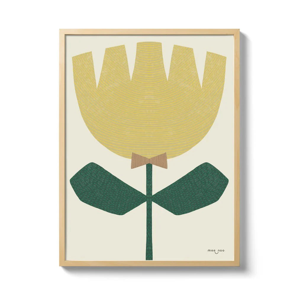 Póster Flower With Bow Maa-Noo 30 x 40 cm
