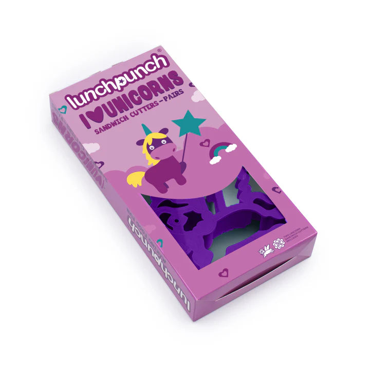 Lunch Punch Sandwich Cutters - Unicorns