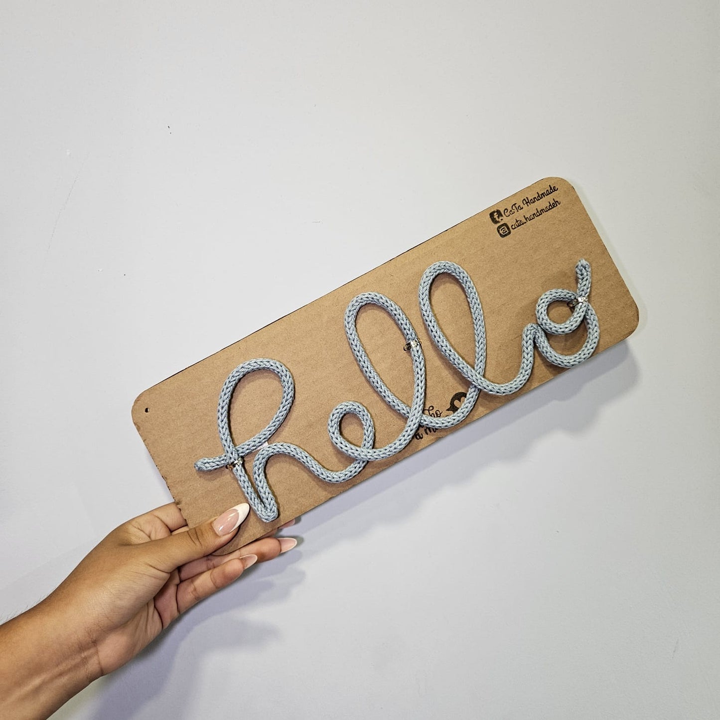 Lettering Hello - Acuario