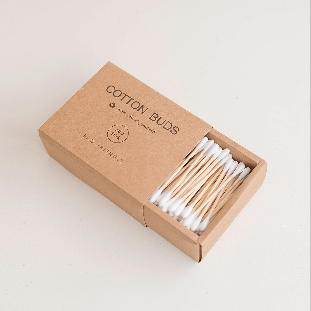 Caja de Hisopos Bambú