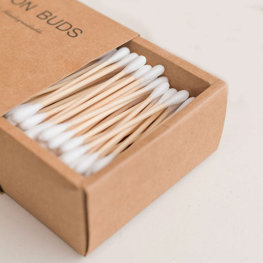 Caja de Hisopos Bambú