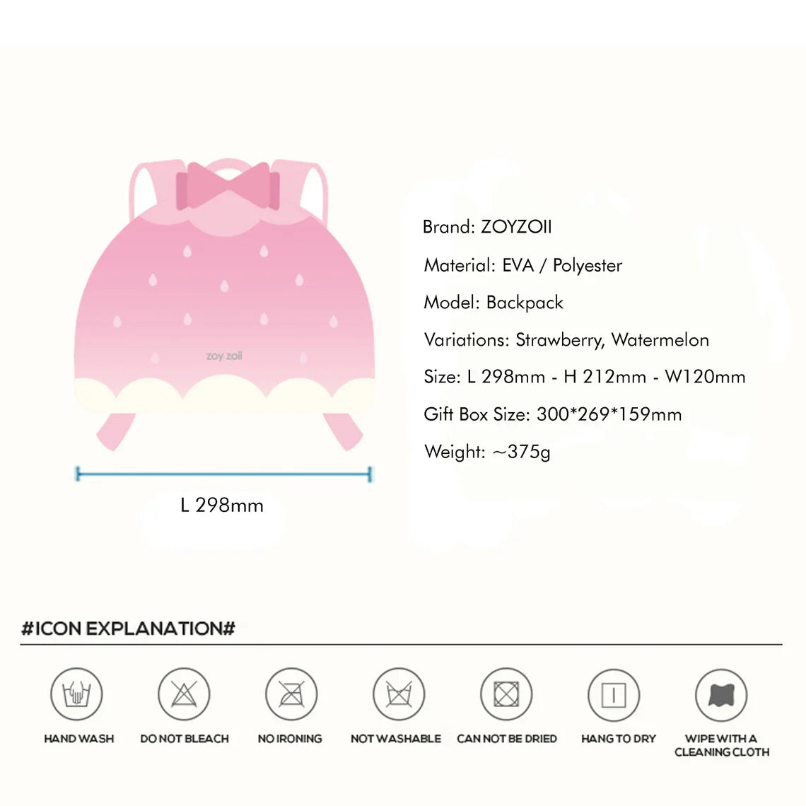 Mochila Fruit Series B8 Strawberry