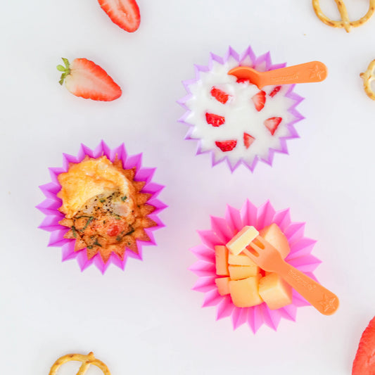 Lunch Punch Silicone Cups - Pink