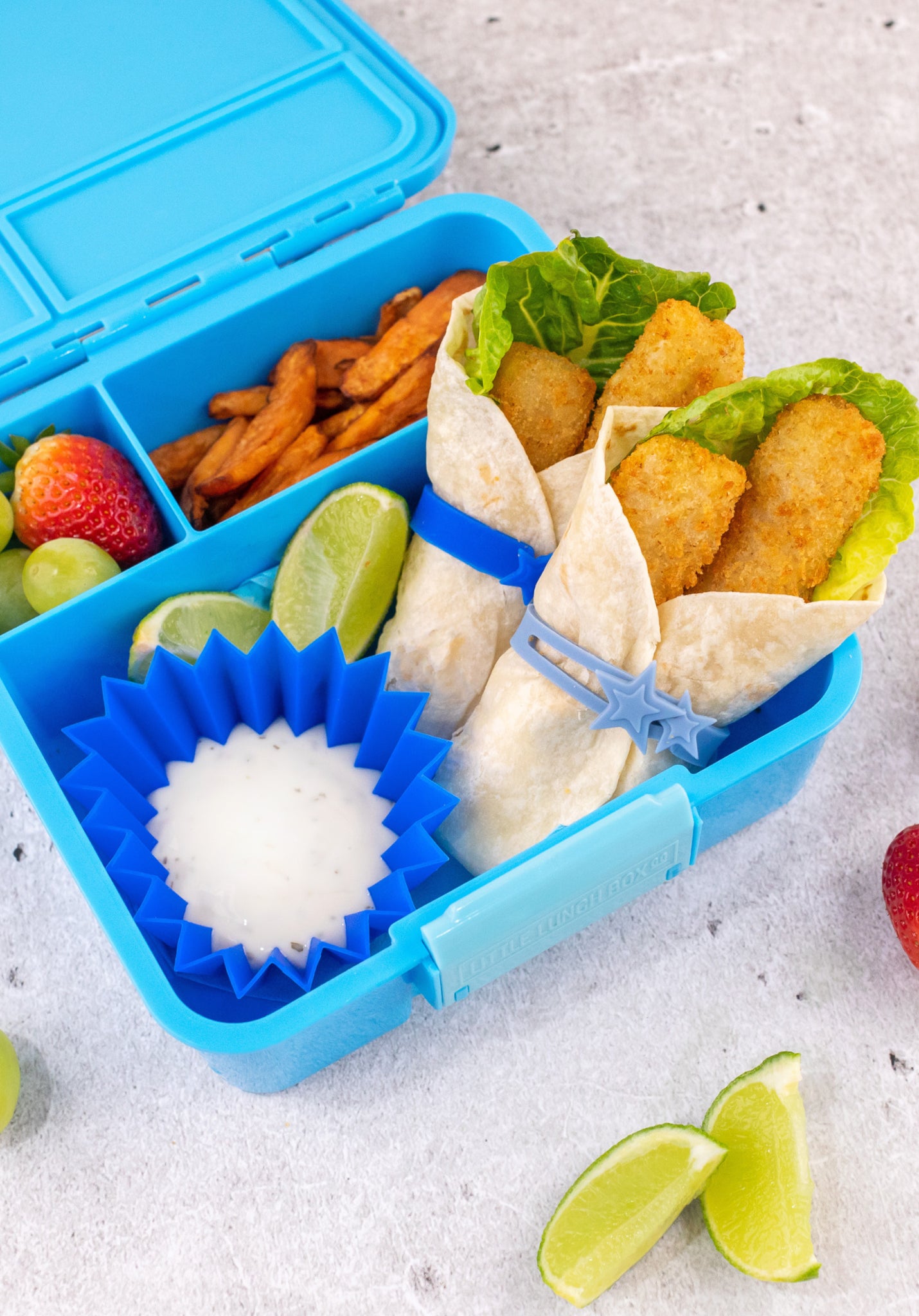 Lunch Punch Silicone Cups - Blue