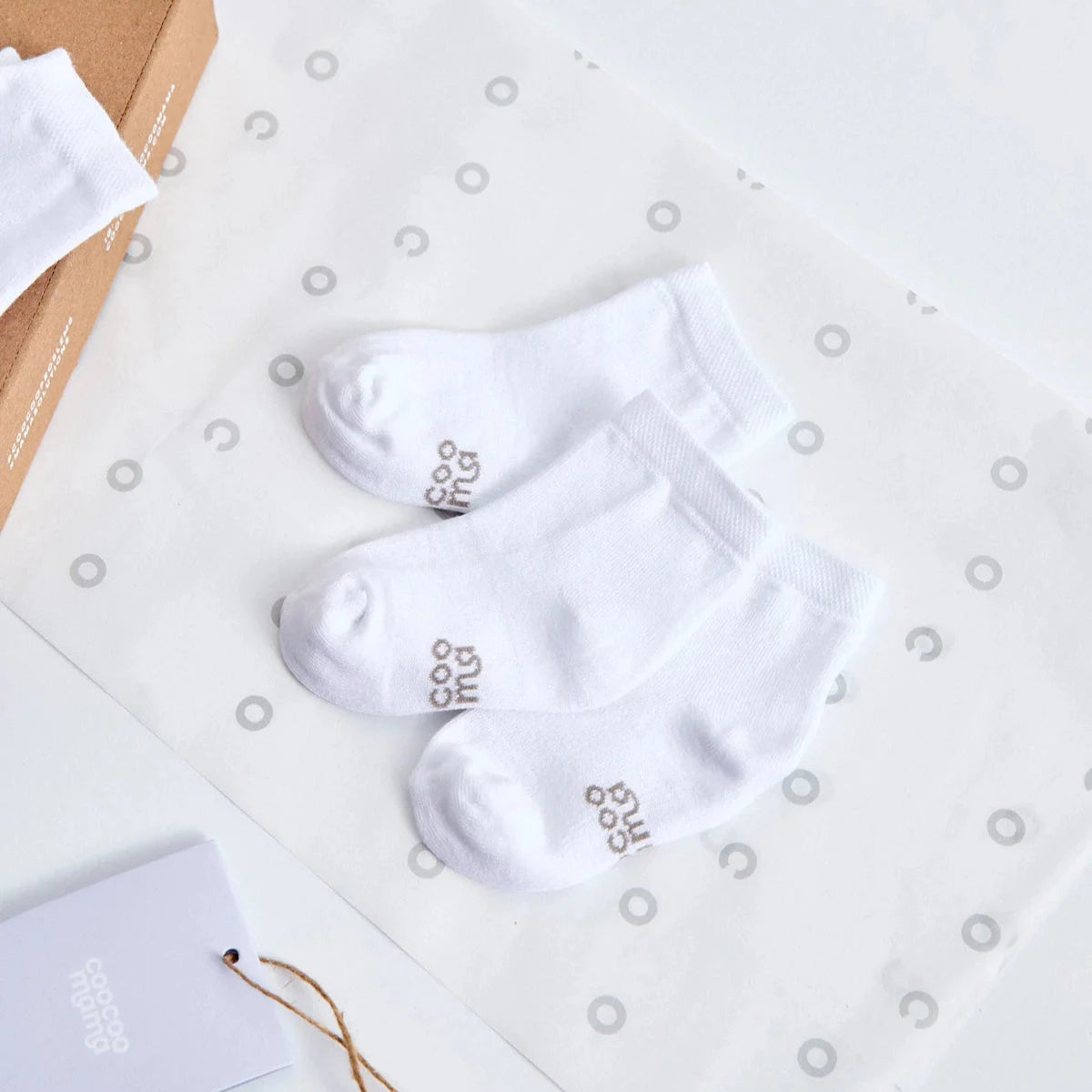 Stay on Socks Medias Blancas Pack x3