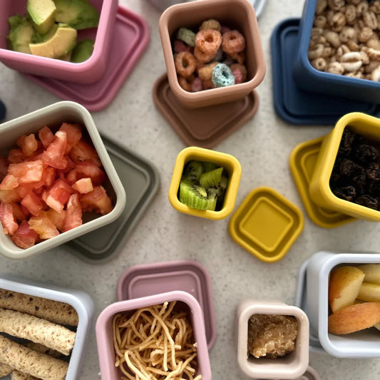 Mini Bento Box Silicona Set X3