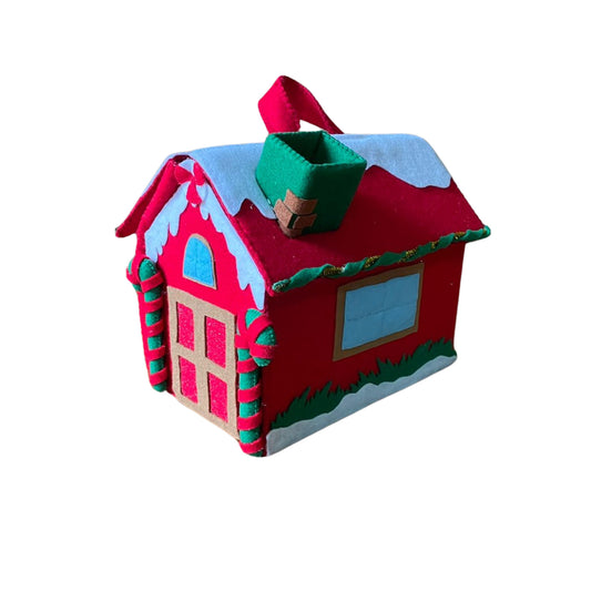 Casita Fieltro Papá Noel