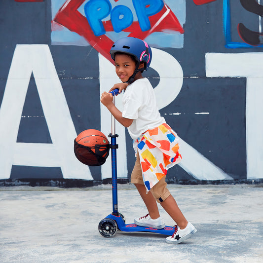 Maxi Micro Deluxe Foldable Led Navy Blue