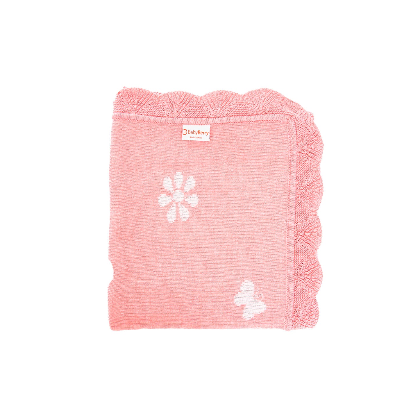 Mantita Jacquard Hanae Palo rosa