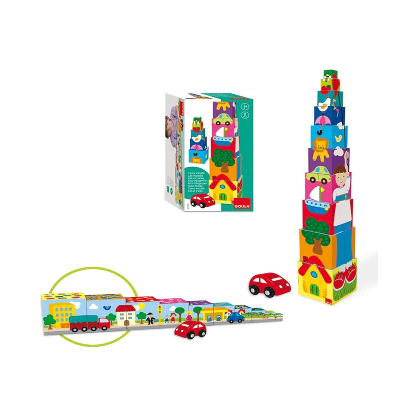 Pile up Cube Car Cubos Apilables