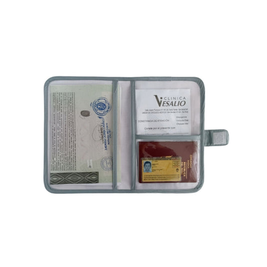 Porta Documentos para Bebé Arcoíris Celestes