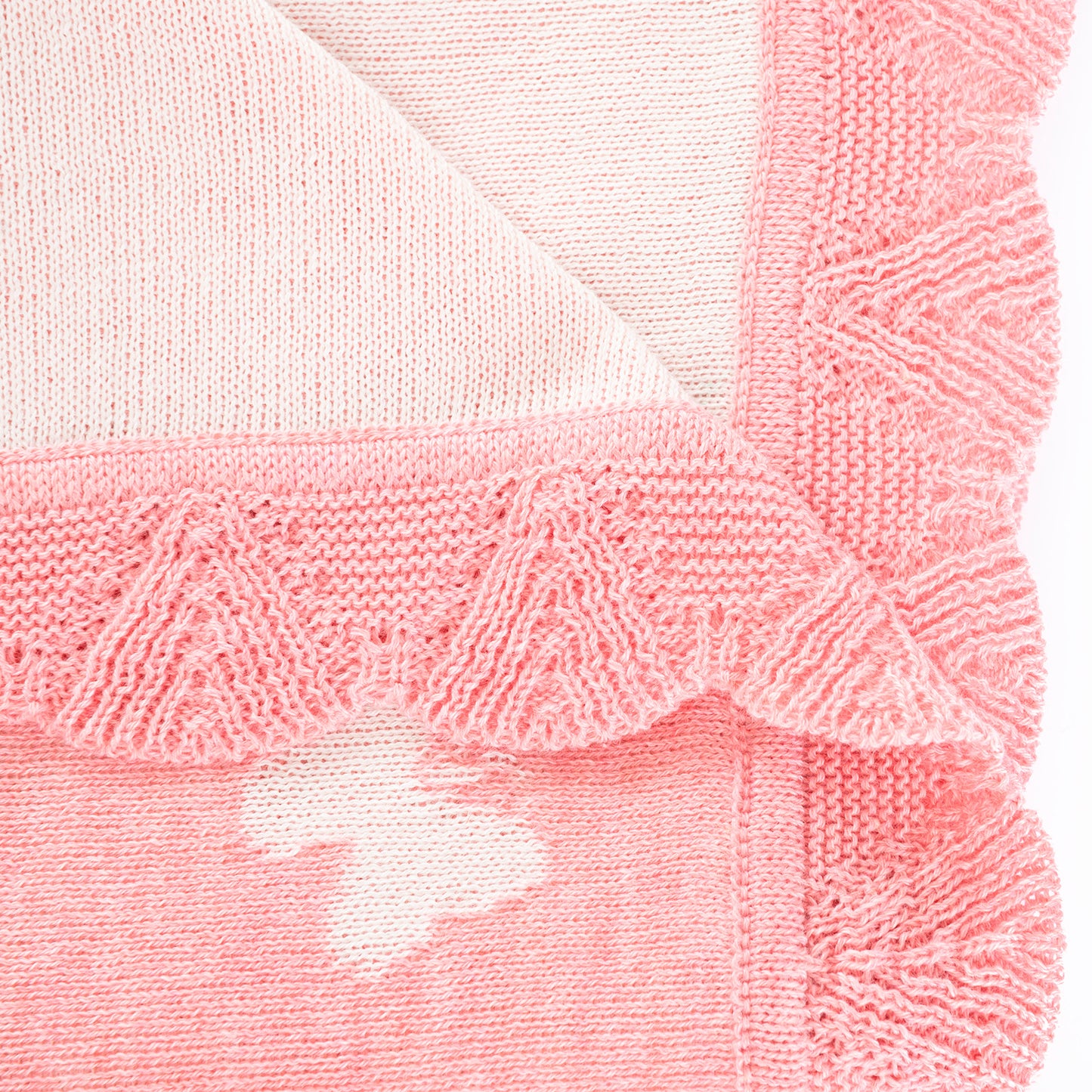 Mantita Jacquard Rosado Bebé