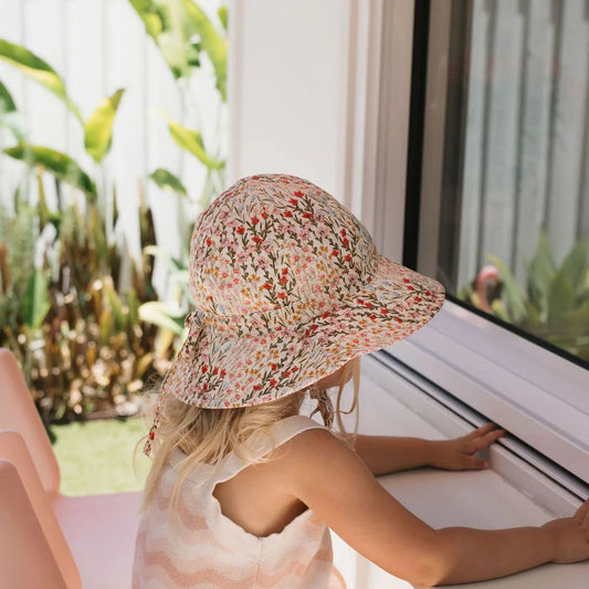 Sombrero Reversible Ala Ancha - Fiorella