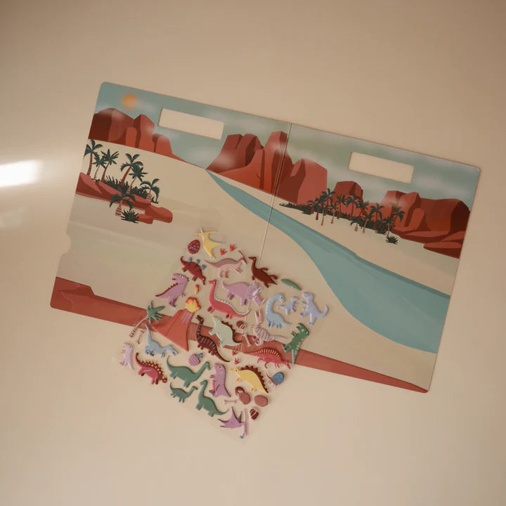 Mushie Reusable Sticker Set Dino