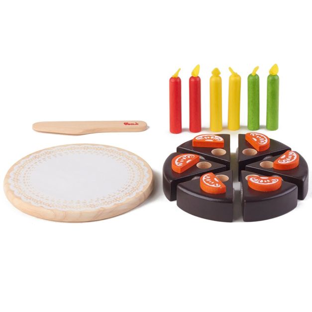 Torta Personal con Velas y Gajos