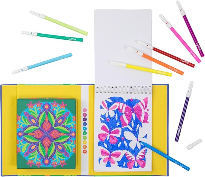 Set Para Colorear Colour By Numbers Set - The Tropics