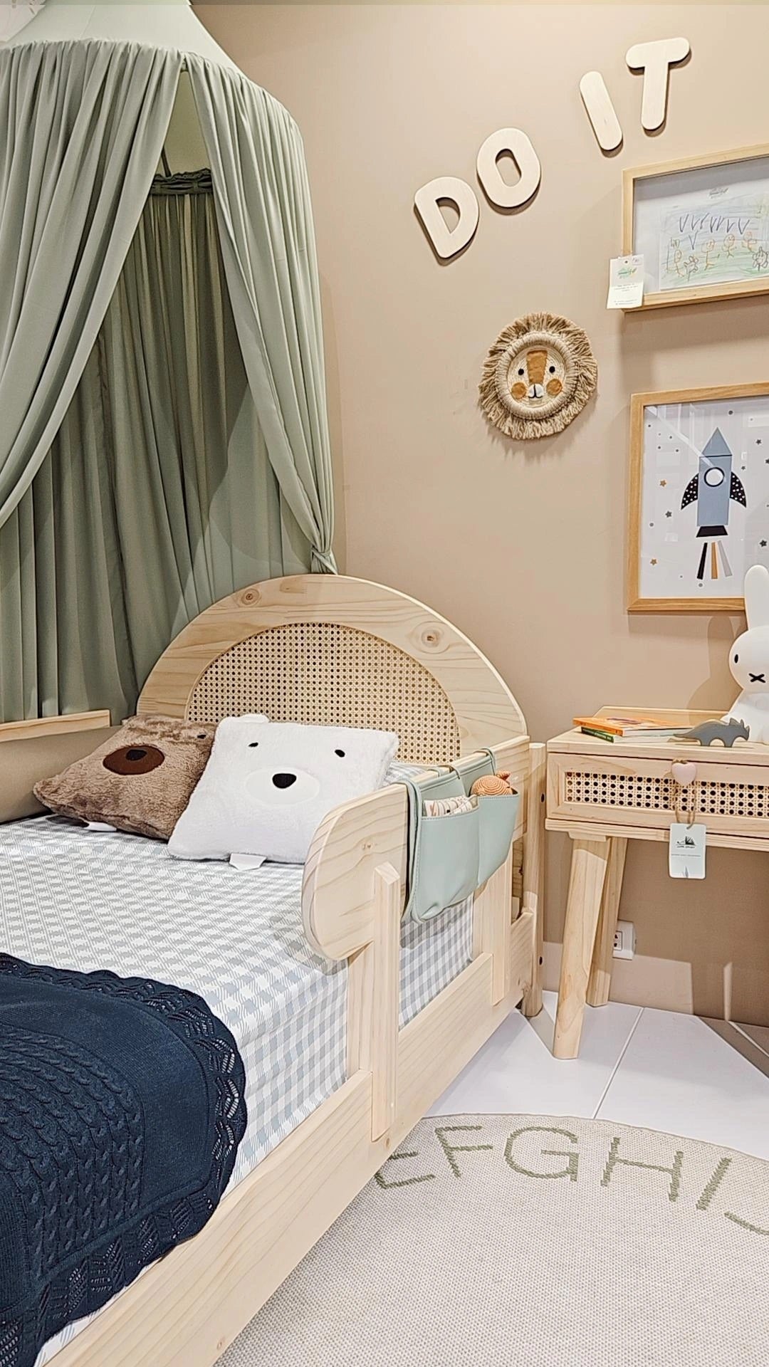 Set de Sábanas Vichy Beige 1.5 plz