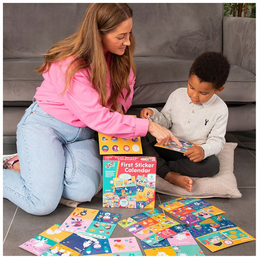 First sticker calendar