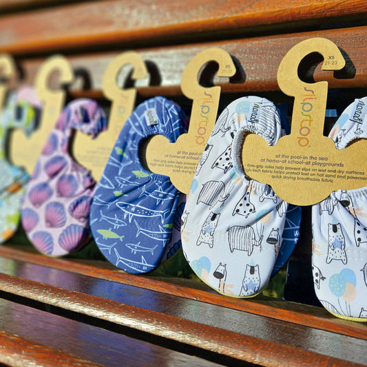 Zapato Slipstop Antideslizante - Flor Junior