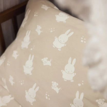Set de Funda Nordica para Cuna 100x140cm - Miffy & Snuffy Nougat Jollein