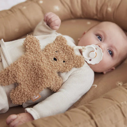Manta Porta Chupón Teddy Bear Biscuit Jollein