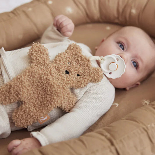 Manta Porta Chupón Teddy Bear Biscuit Jollein
