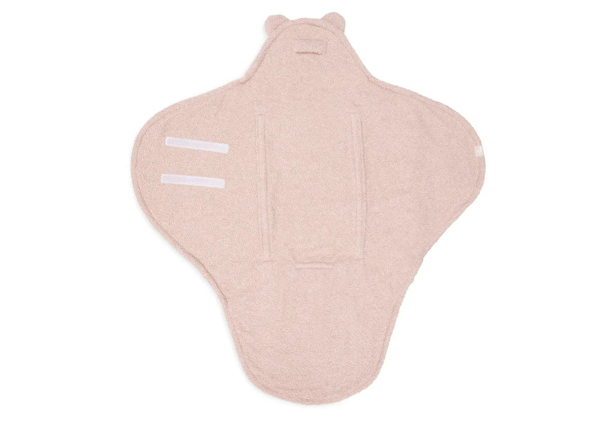 Manta Envolvente Bear Boucle - Wild Rose Jollein