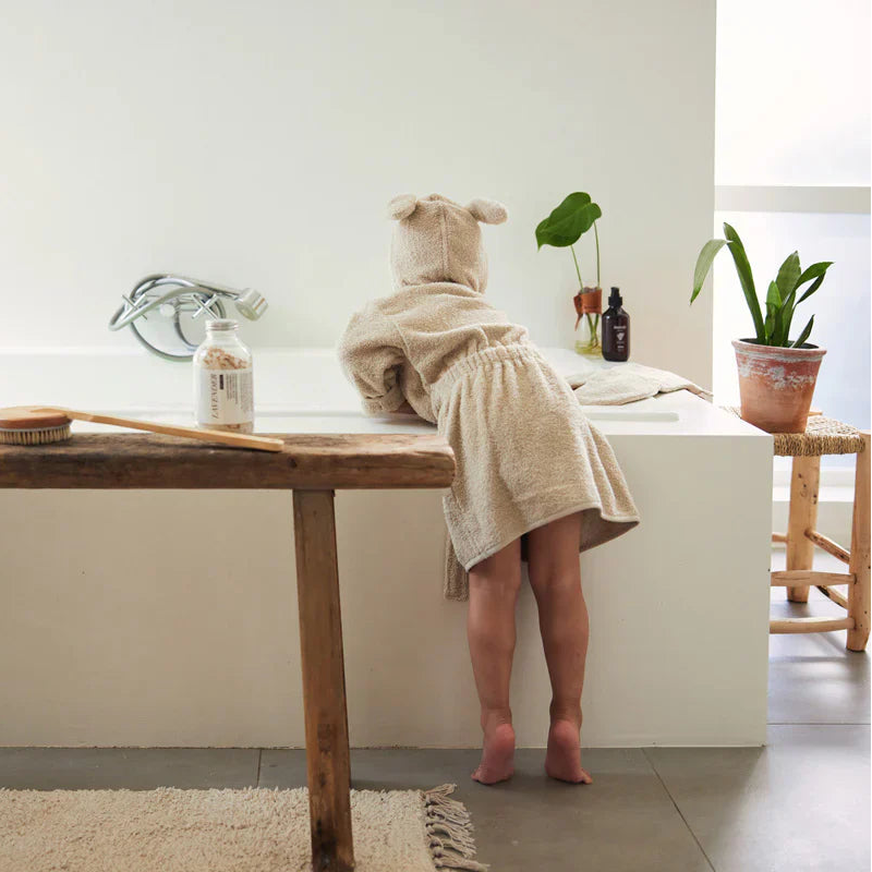 Bata de Baño 1 a 2 Años - Nougat