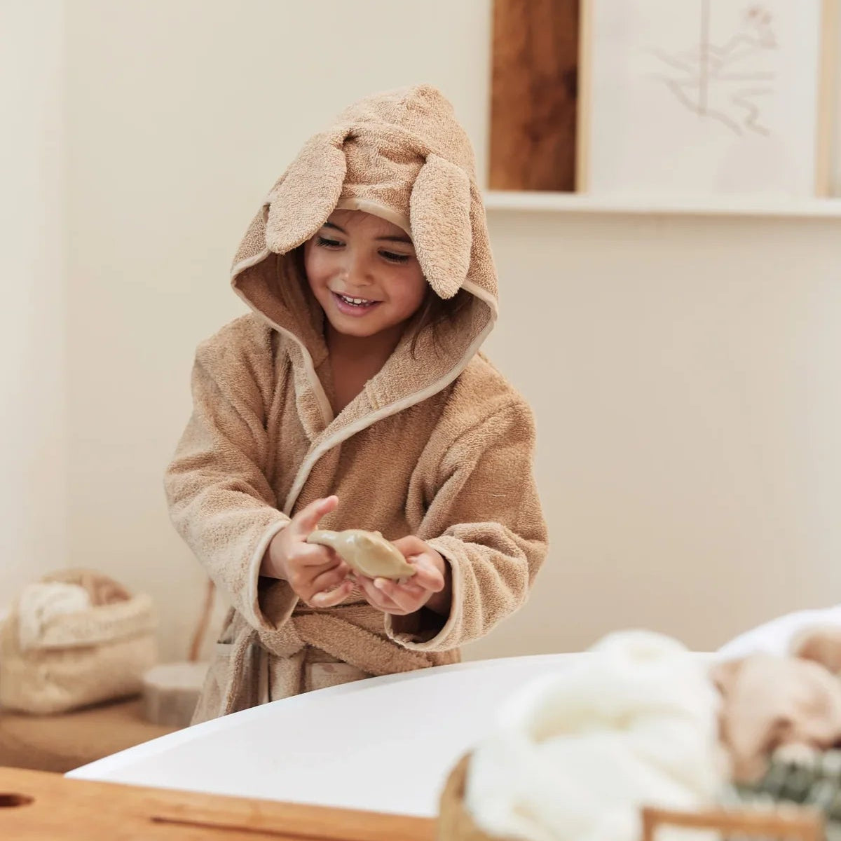 Bata de Baño 1 a 2 Años - Biscuit