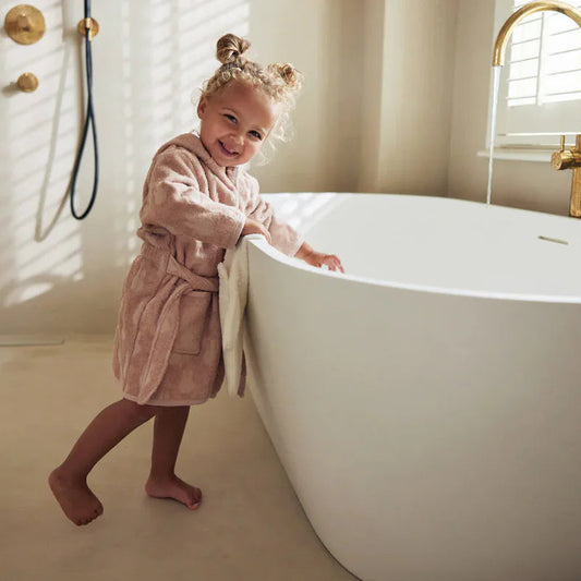 Bata de Baño Terry 1 a 2 Años - Miffy Jacquard - Wild Rose