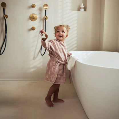 Bata de Baño Terry 1 a 2 Años - Miffy Jacquard - Wild Rose