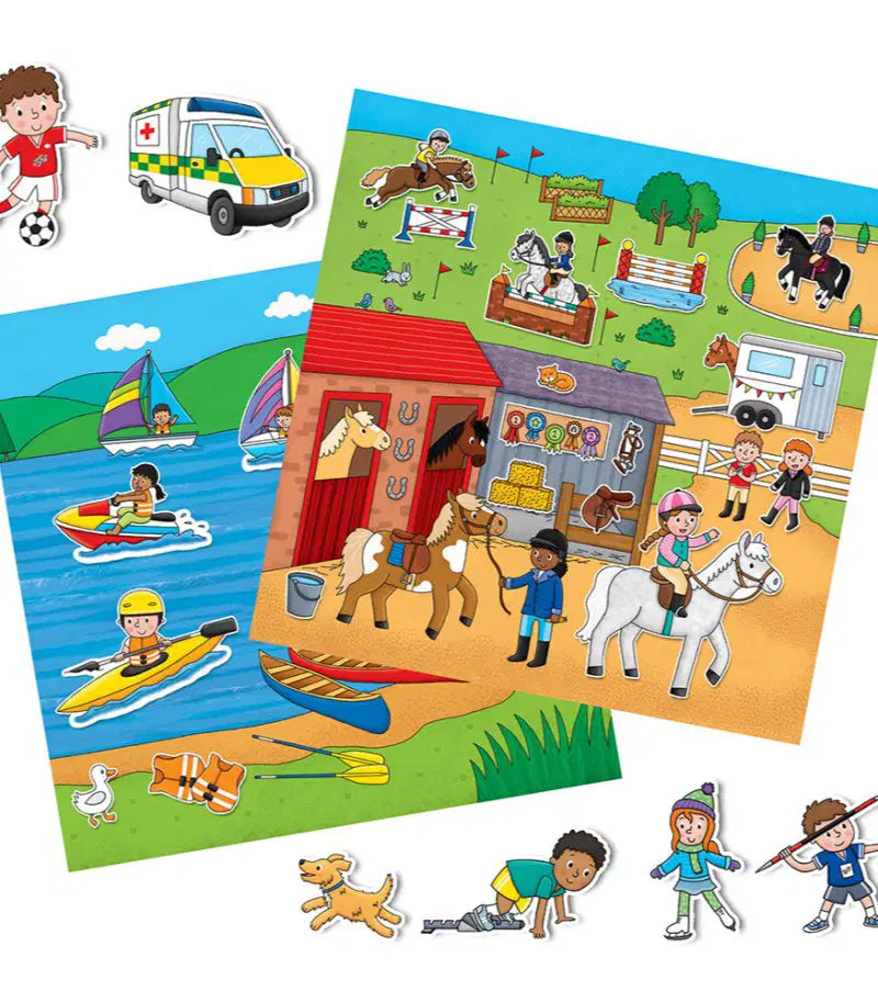 Reusable Sticker Book - Sports