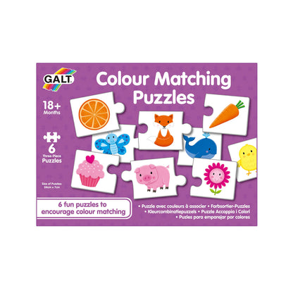 Colour matching puzzles
