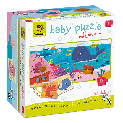 Baby Puzzle Rompecabezas Gradual de Doble Cara - El Mar