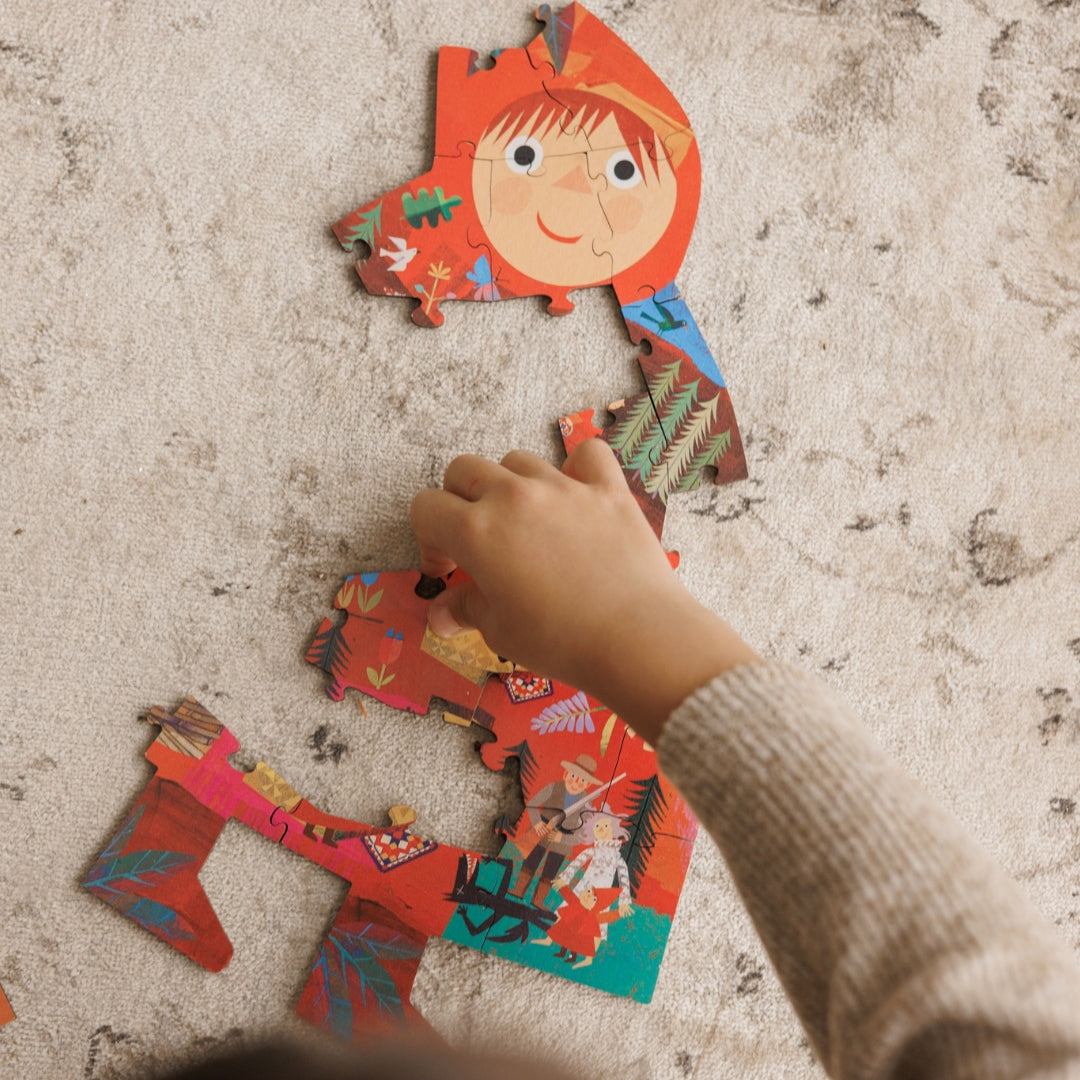 Woody Story Puzzle - La Caperucita Roja