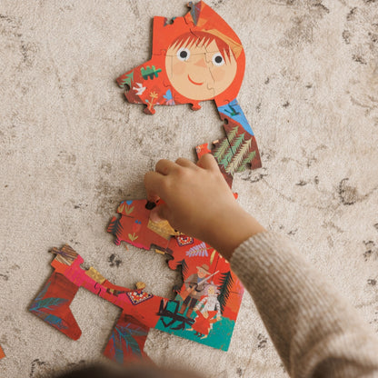 Woody Story Puzzle - La Caperucita Roja