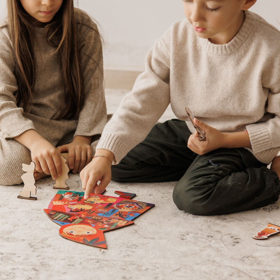 Woody Story Puzzle - La Caperucita Roja