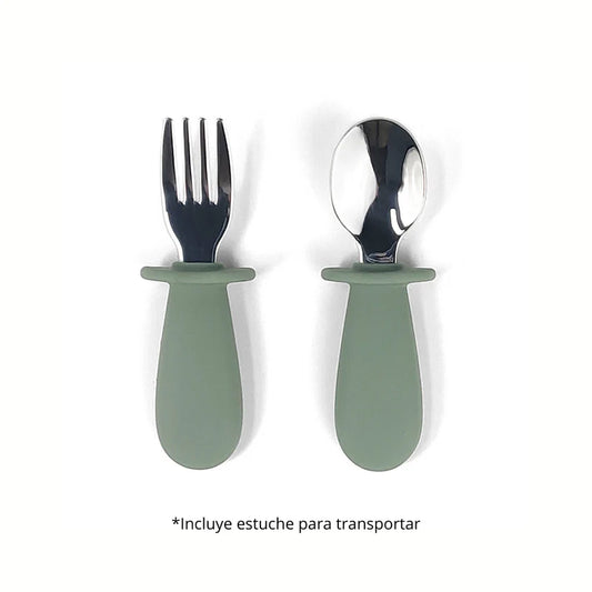 Set x2 Cubiertos - Verde