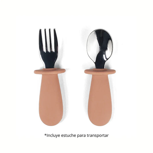 Set x2 Cubiertos - Salmón