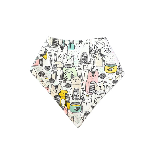 Babero Bandana - Doodle Cat&Dog