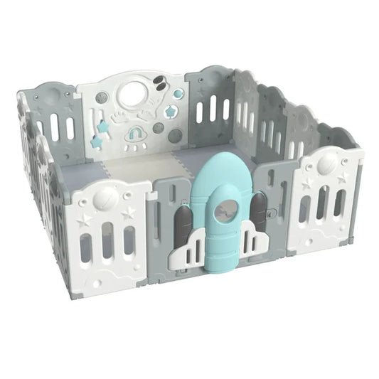 Corral Corralito Rocket 14 Paneles - Gray & White