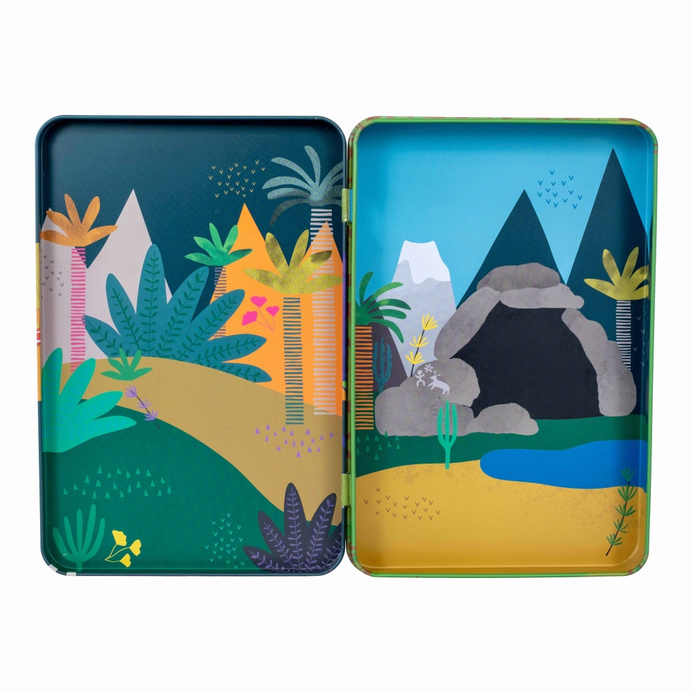 Juego Magnético en Lata Dinosaurios