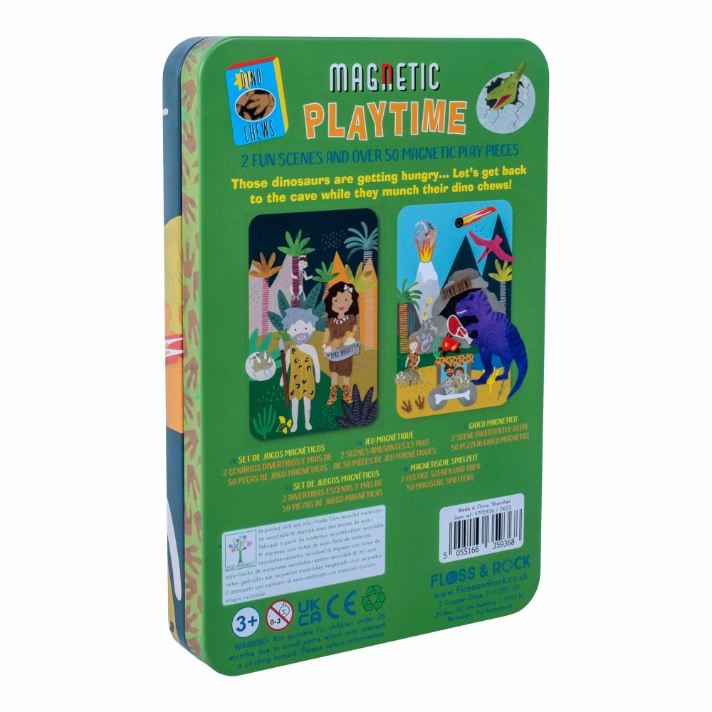 Juego Magnético en Lata Dinosaurios