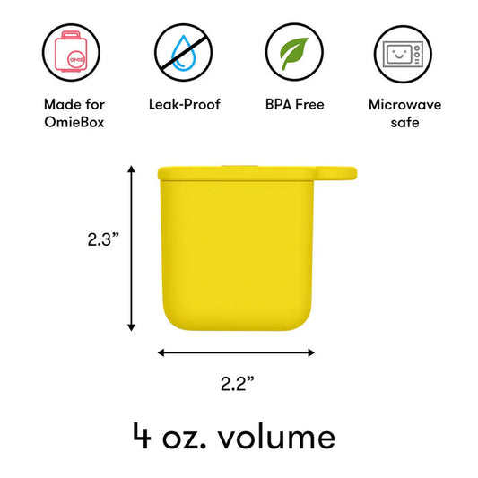 Set x2 Omie Dip - Amarillo y Rojo